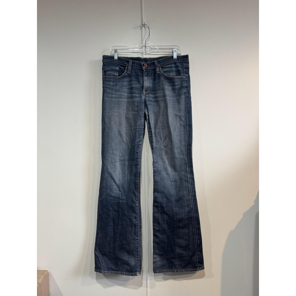 Adriano Goldschmied Jeans Womens 31 Blue Medium Wash Mid Rise‎ Flare Stretch